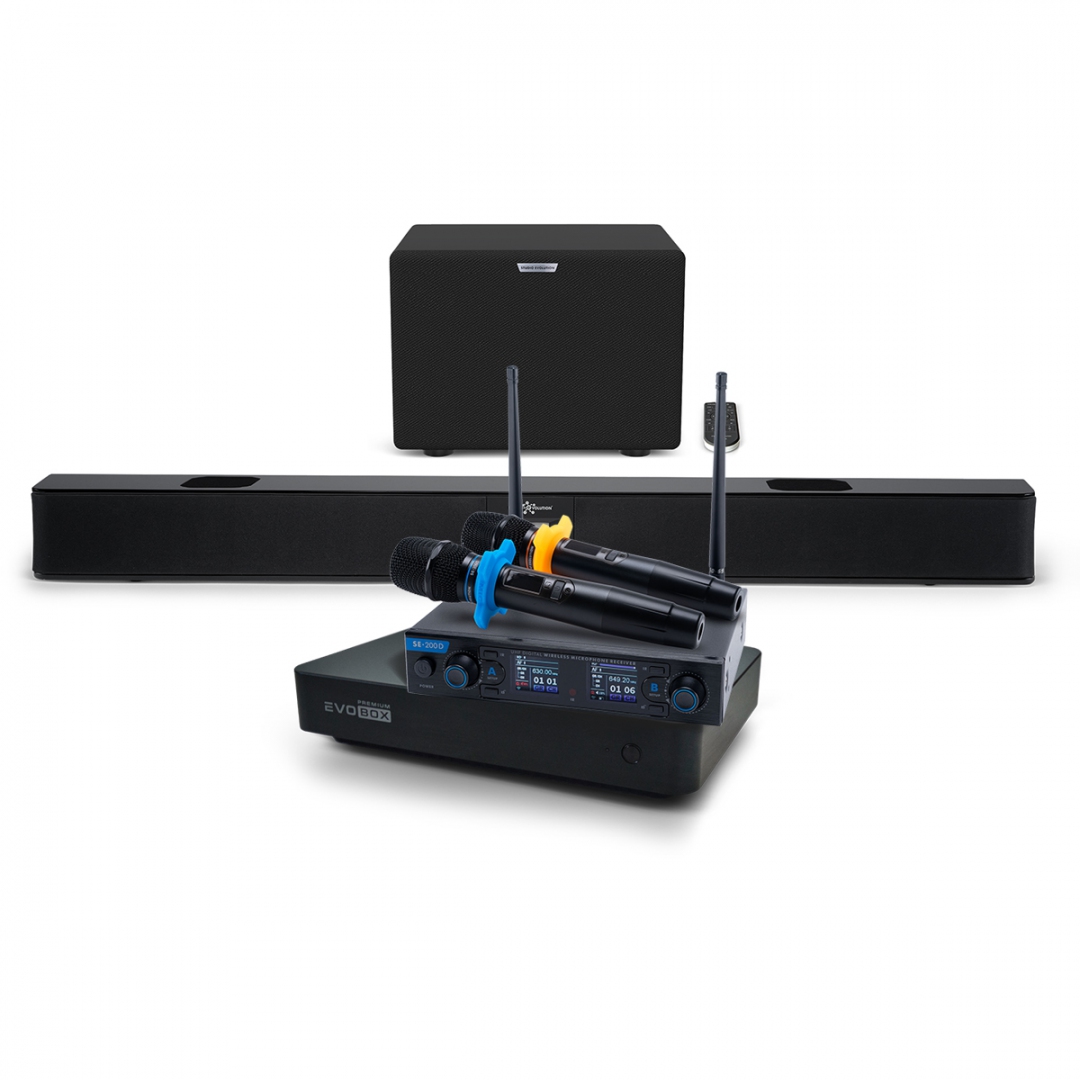 Hi-End караоке-система EVOBOX Premium + EvoSoundBar (саундбар с караоке) в Грязовеце