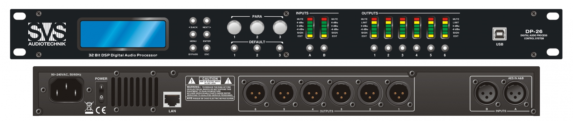 SVS Audiotechnik DP-26 Цифровой процессор: 2 входа 6 выходов в Грязовеце