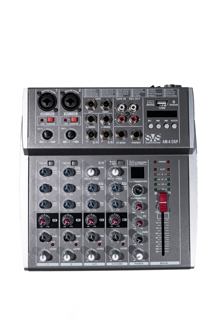 SVS Audiotechnik mixers AM-6 DSP Микшерный пульт аналоговый, 6-канальный SVS Audiotechnik mixers в Грязовеце
